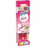 Набір швабра Swiffer Pink + 8 серветок для сухого прибирання + 3 серветки для вологого прибирання 00000002901 фото