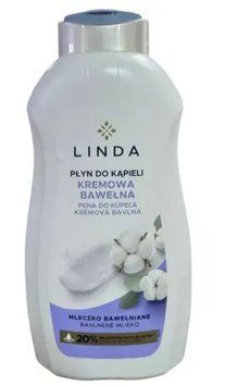 Гель-піна для ванни Linda, Кремова бавовна, 1,3 L 00000003450 фото