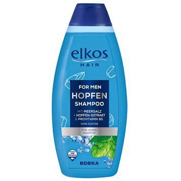 Шампунь Elkos Hopfen FOR MEN, Для чоловіків, Для всіх типів волосся, 500 ml 00000001087 фото