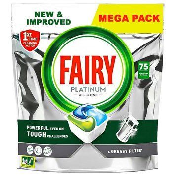 Таблетки для посудомийної машини Fairy Platinum Lemon, 75 шт. 00000002450 фото