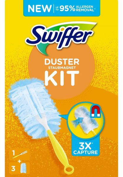 Щітка-віник для прибирання пилу Swiffer Duster, Піпідастр, +3 змінні насадки 91979328 S230 фото