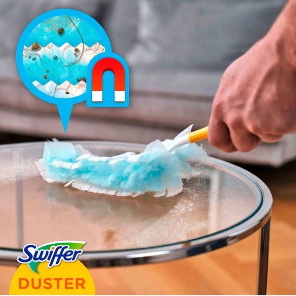 Щітка-віник для прибирання пилу Swiffer Duster, Піпідастр, +3 змінні насадки 91979328 S230 фото