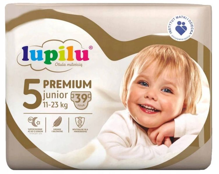 Підгузки Lupilu Premium Junior, 5 (11-23 кг) 39 шт. RP023107 фото