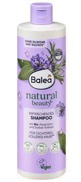 Шампунь Balea Natural Beauty, Освіжаючий трав'яний, Для густого волосся, Розмарин та шавлія, 400 ml 2343503 фото