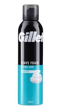 Піна для гоління Gillette Sensitive, Для чутливої шкіри, 200 ml 90319222 фото