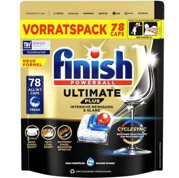 Таблетки для посудомийної машини Finish Ultimate Plus, 78 шт. 00000002946 фото
