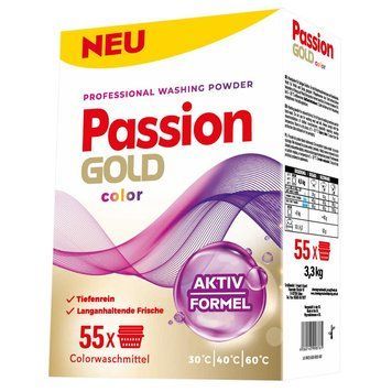 Порошок для прання Passion GOLD Professional Color, Для кольорового, 55 прань, 3,3 кг 00000000162 фото