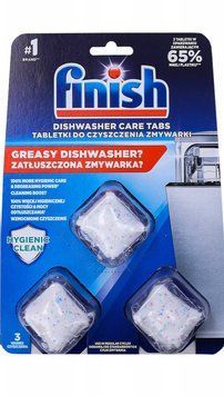 Таблетки для чищення посудомийної машини Finish, 3 шт. 00000002752 фото