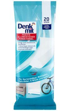 Серветки вологі для прибирання Denkmit Power Formula, Універсальні, 20 шт. 00000002902 фото