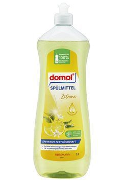 Засіб для ручного миття посуду domol Zitrone, 1 L 00000003151 фото
