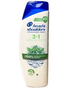 Шампунь і бальзам-ополіскувач Head & Shoulders Menthol Fresh 2in1, Проти лупи, 360 ml 90391076 фото