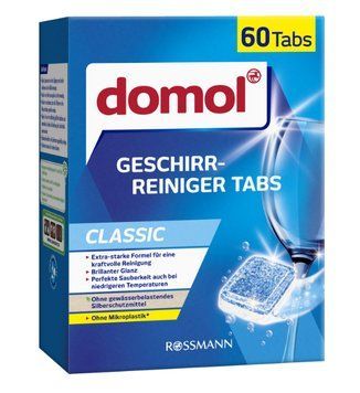 Таблетки для посудомийної машини domol Classic, 60 шт. 00000002352 фото