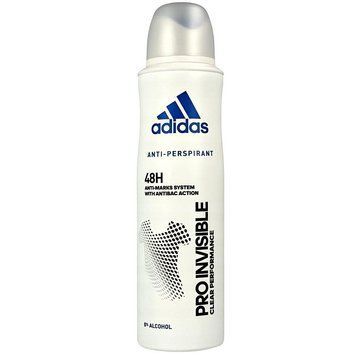 Дезодорант-спрей для жінок Adidas Pro Invisible, 150 ml 00000001503 фото