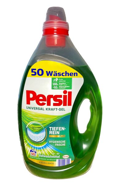 Гель для прання Persil Universal Kraft-Gel, Універсальний, 50 прань, 2,5 L 2871267 фото