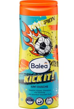 Гель для душу Balea Kids 4in1 Kick it!, Для дітей, 300 ml 00000001805 фото