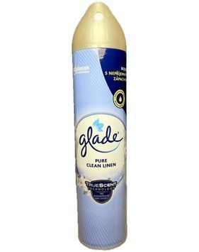 Освіжувач повітря Glade Pure Clean Linen, Аромат чистоти, Аерозоль, 300 ml 1161526 фото