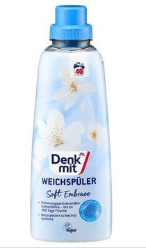 Кондиціонер для білизни Denkmit Soft Embrace, Свіжість та легке прасування, 40 прань, 1 L 00000002905 фото