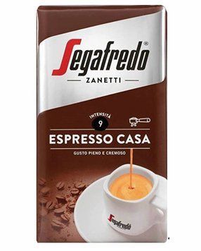 Кава мелена Segafredo Zanetti Espresso Casa, Купаж арабіка/робуста, 250 g 00000002754 фото