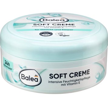 Крем для обличчя та тіла Balea Soft Cream, З поживними оліями та вітаміном Е, 250 ml 00000000824 фото