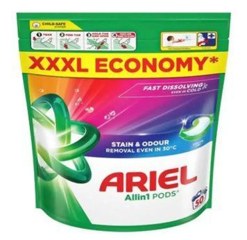 Капсули для прання Ariel Allin1 Pods, Для кольорового, 50 шт. 00000003504 фото
