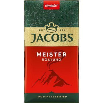 Кава мелена Jacobs Meister Rostung, Купаж арабіка/робуста, 500 g 00000002504 фото