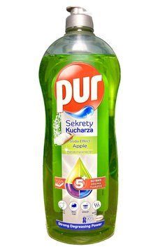 Засіб для ручного миття посуду Pur, Ефект соди та яблуко, 750 ml 2601038 фото