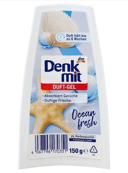 Освіжувач повітря гелевий Denkmit Ocean Fresh, Океанський бриз, 150 g 00000002906 фото