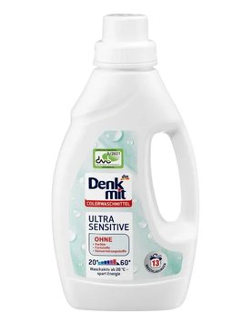 Гель для прання Denkmit Ultra Sensitive, Для кольорового, Гіпоалергенний, 13 прань, 750 ml 00000000084 фото