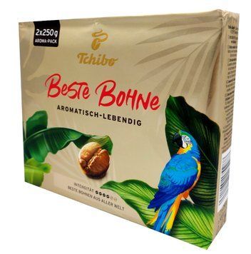 Кава мелена Tchibo Beste Bohne, 100% арабіка, 500g (2*250g) L3130 фото